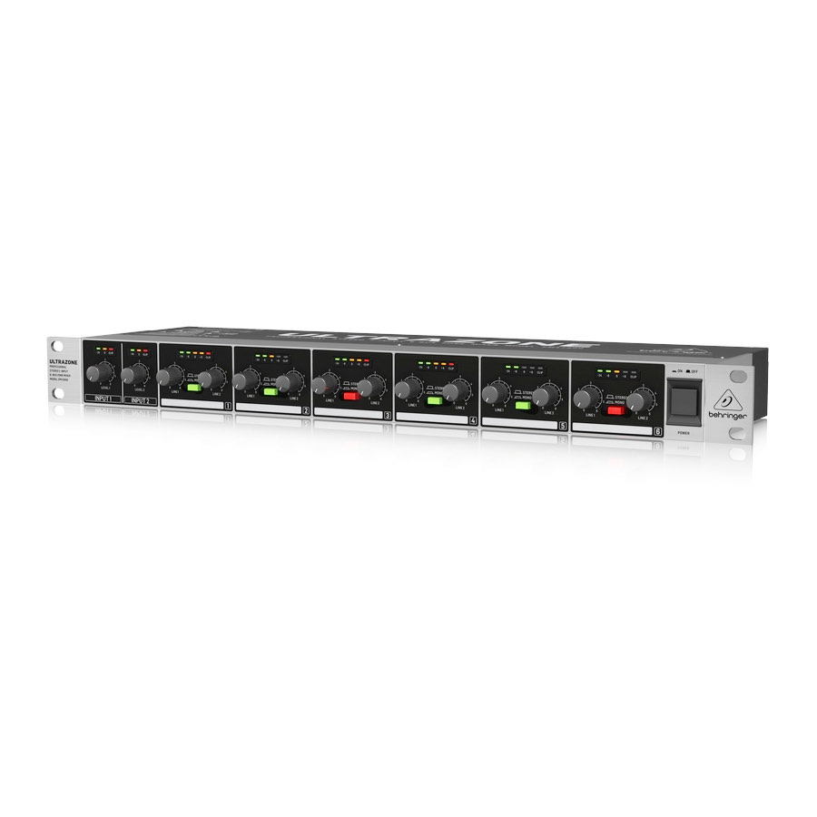 BEHRINGER ZMX2600 - зонный микшер для звуковых инсталляций (2 вх./ 6 вых.), 10Hz - 25kHz