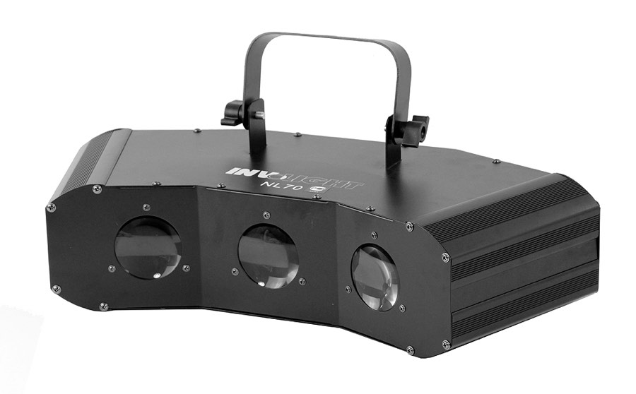 Involight NL70 - LED световой эффект, 3 линзы, 12шт RGBW 3 Вт, DMX, звуковая активация