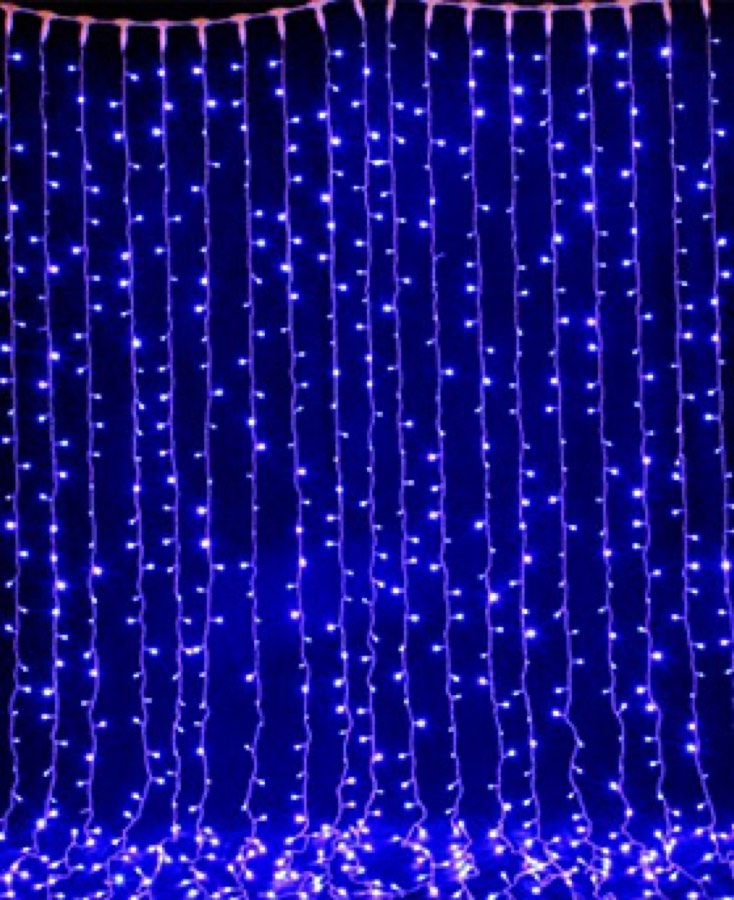 Flesineon LED-XP-1925-1,5M-240-B синие светодиоды/ черный провод