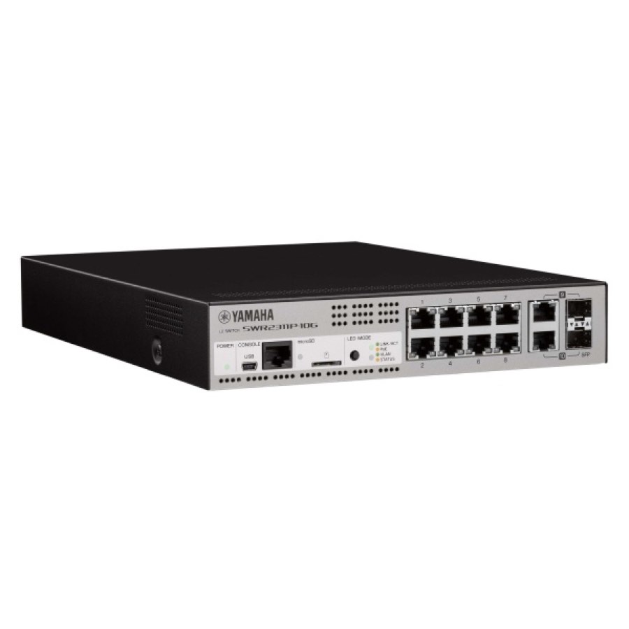 YAMAHA SWR2311P-10G - интеллектуальный сетевой коммутатор уровня L2