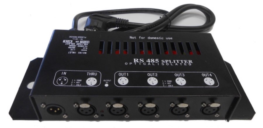 Showlight DMX Distributor - 4х канальный сплиттер/разветвитель