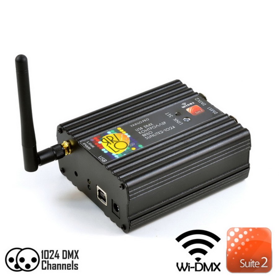 USB DMX- Контроллер ЯRILO SUNLITE2-1024 WiDMX