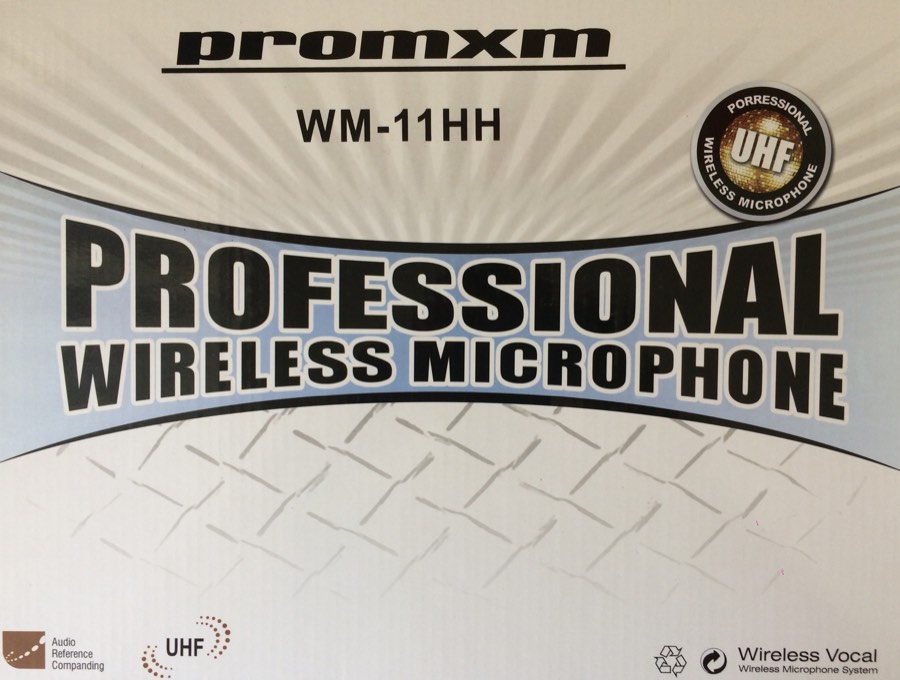 Promxm WM-11HH ( UHF 780.70Mhz.) - Одноканальная радиосистема с ручным передатчиком 
