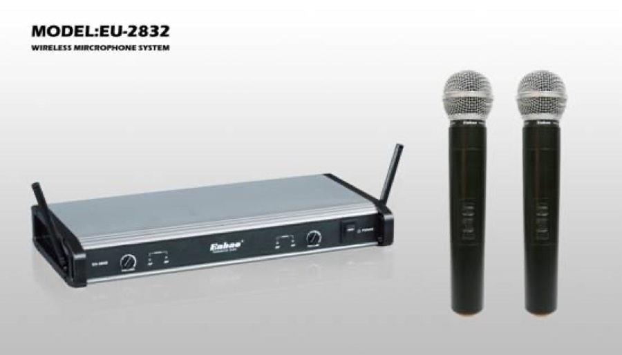 ENBAO EU-2832 HH (763/743 Mhz) UHF - Радио система с двумя микрофонами