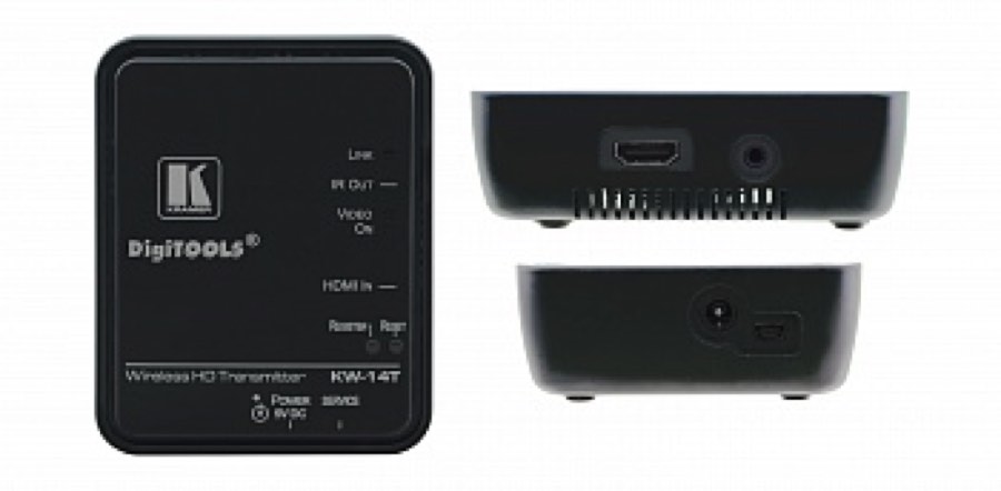 KRAMER KW-14 -передатчик и приемник для беспроводной передачи сигнала HDMI с разрешением до 1080р 