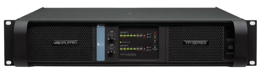 Lab.gruppen fP9000/BP  усилитель 2-канальный. Мощность (на канал): 4500Вт•2Ω, 3000Вт•4Ω, 1600Вт•8Ω, 