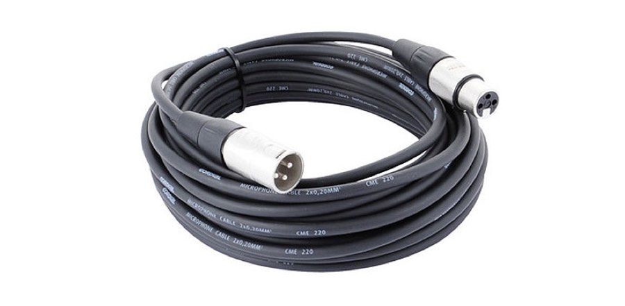 Cordial CCM 10 FM МИКРОФОННЫЙ КАБЕЛЬXLR FEMALE/XLR MALE, 10,0 М, ЧЕРНЫЙ