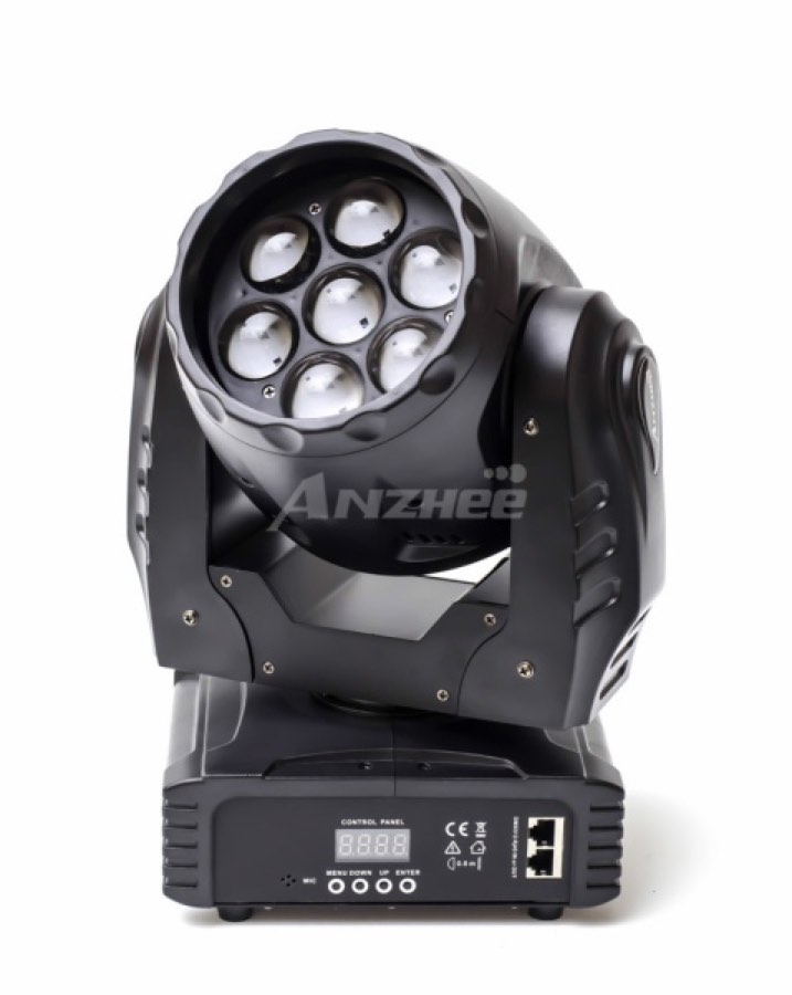 PROCBET H7x15BW-ZOOM WASH BEAM / 7 шт. светодиодов по 15 Вт / RGBW / 7°-60° / компактный корпус