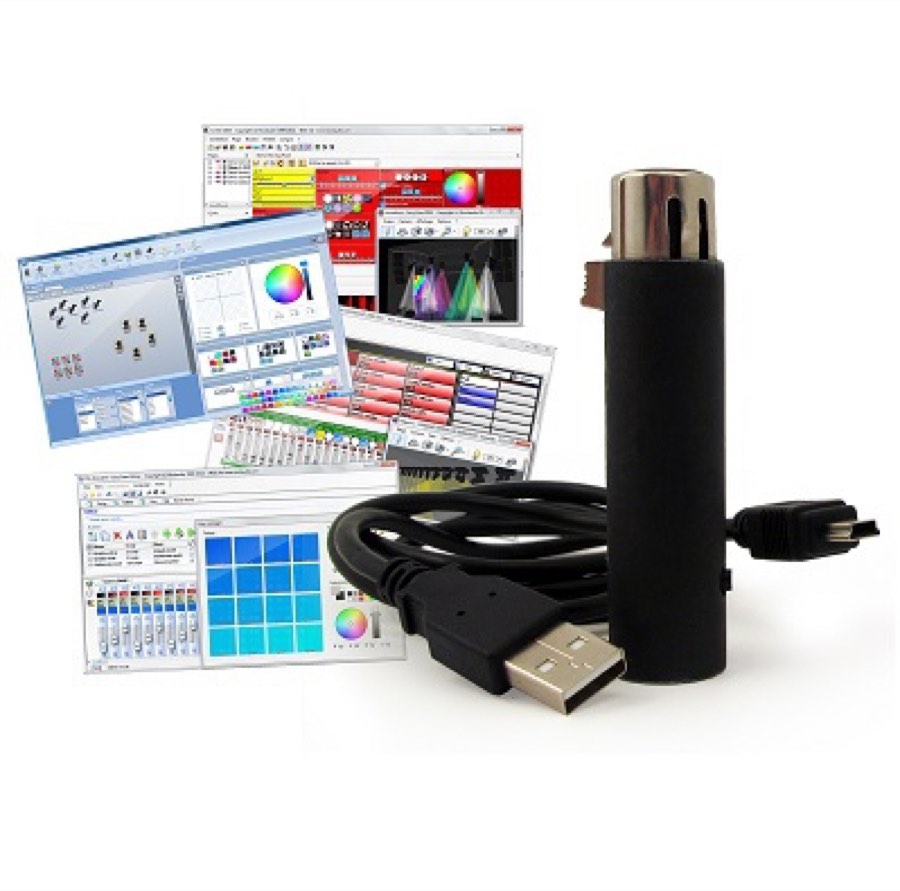 SUNLITE SUSHI-DS 128 компьютерный USB DMX-контроллер