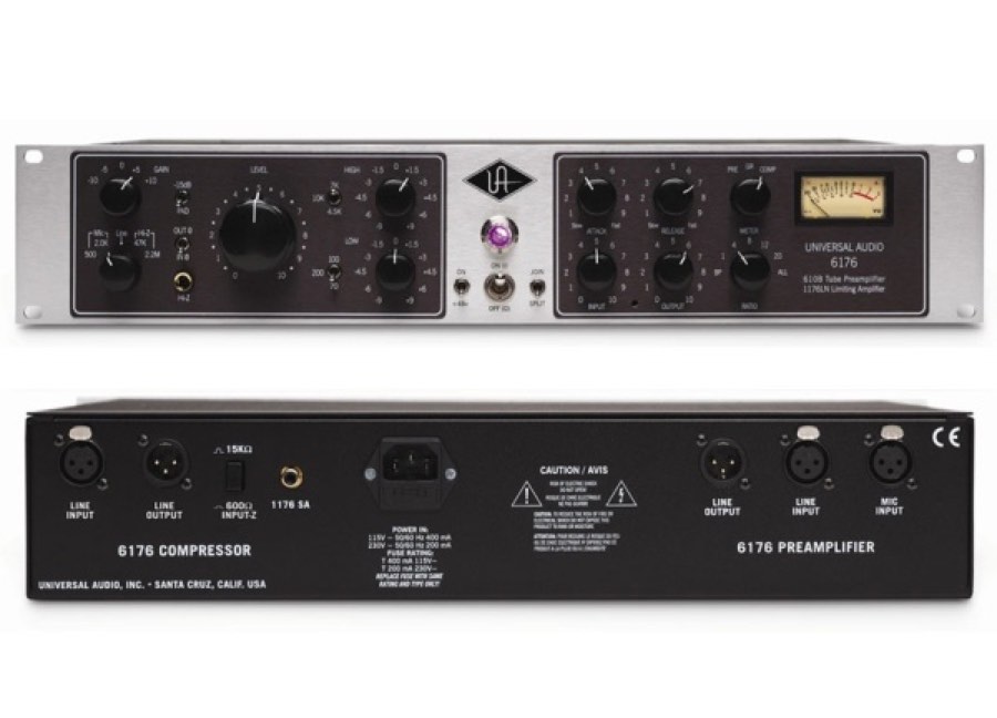 Universal Audio 6176 Микрофонный предусилитель/Компрессор 1176LN со схемой класса А на полевых транз