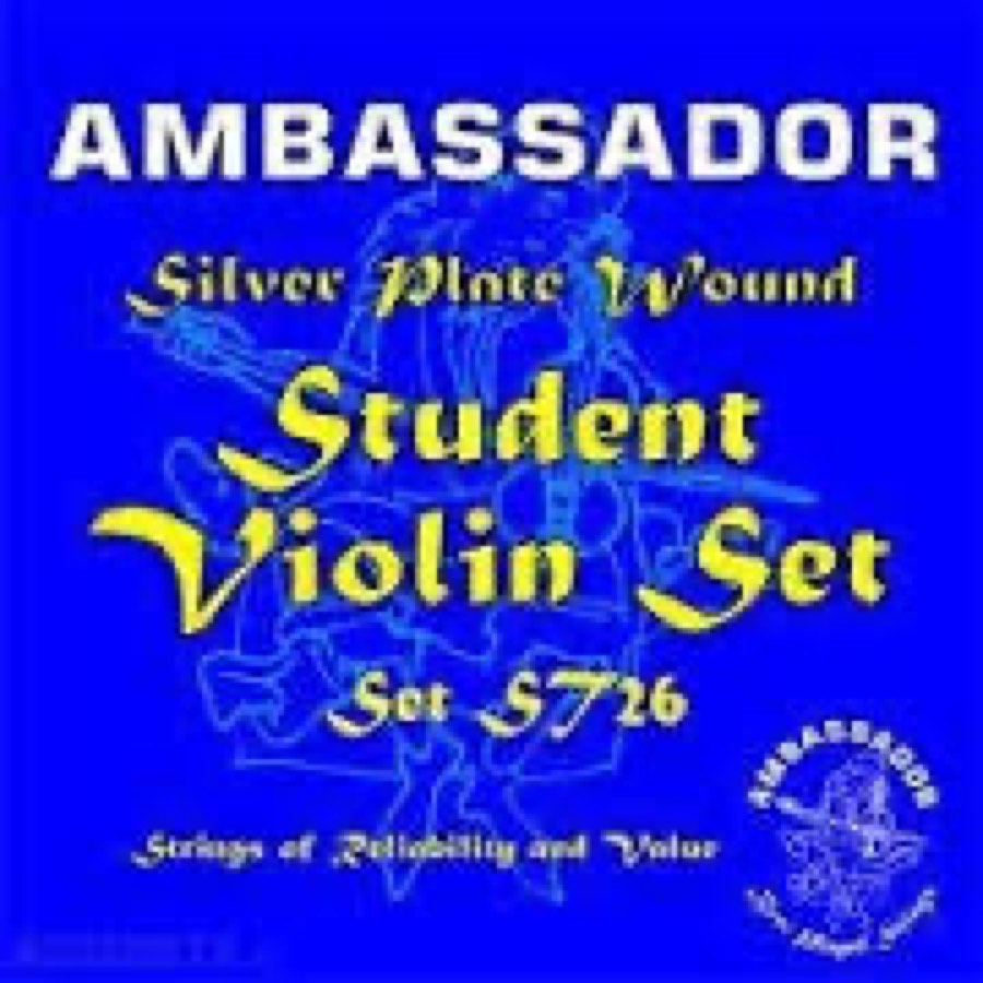 Ambassador 99126 Violin CT126 Chrome tape wound 4/4 size