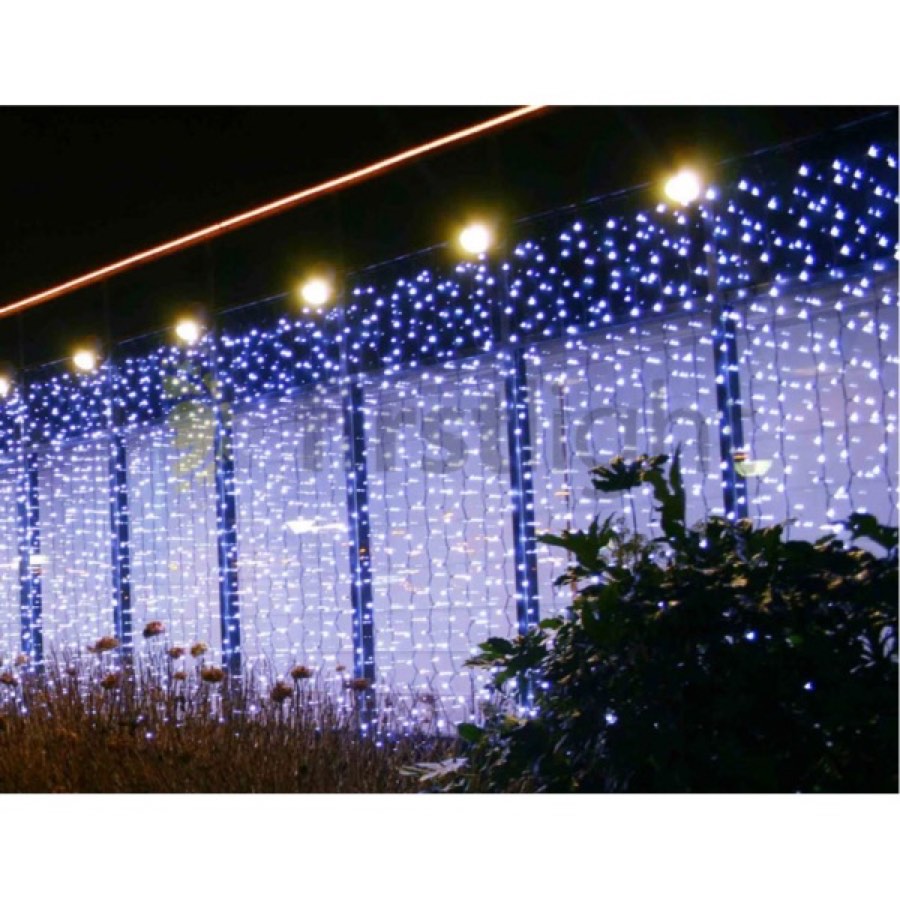 Flesineon LED-XP-12725-12M-230V Светодиодный дождь Белые/черный провод