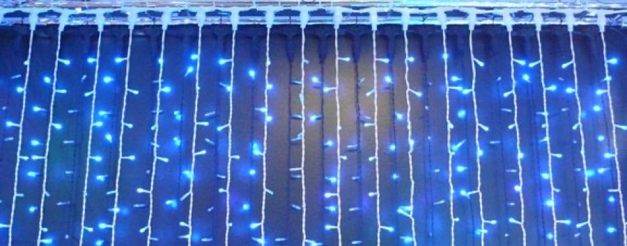 Flesineon LED-XP-3725-3M-240V-B синий диод/белый провод