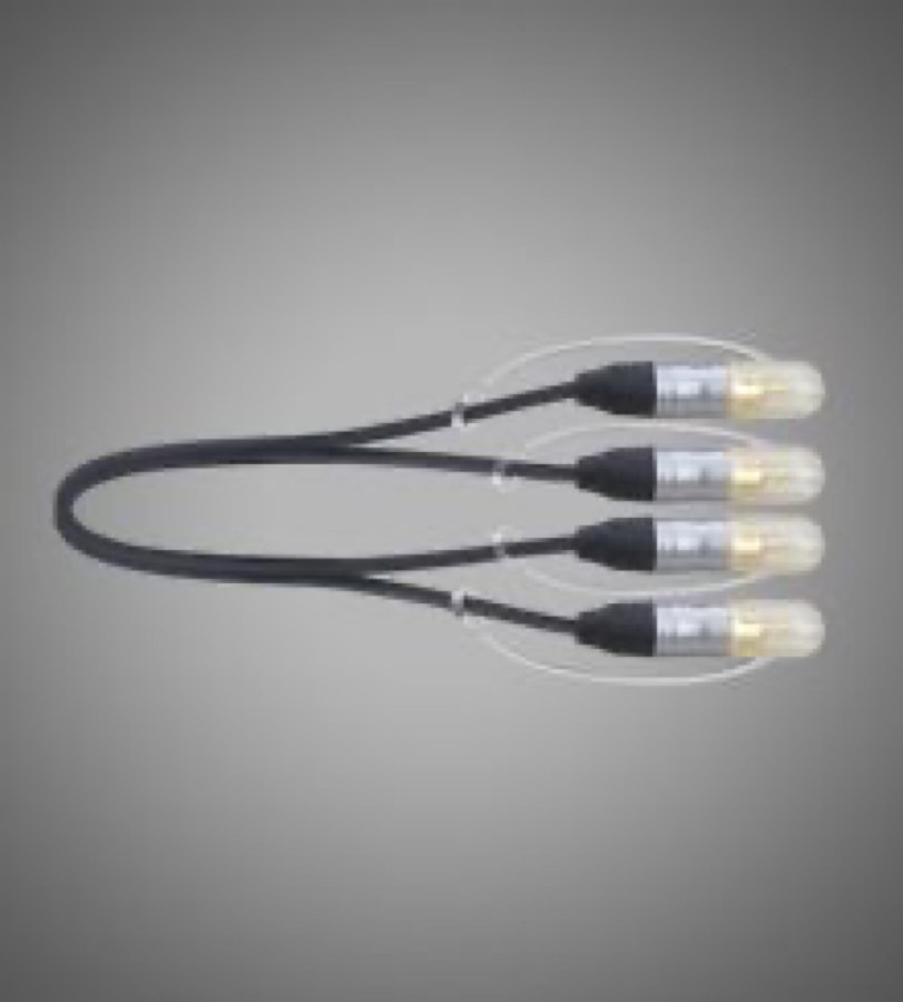 SOUNDKING BB991 2m профессиональный шнур 2 RCA <=> 2 RCA ( тюльпаны), метал. разъемы, 2 м