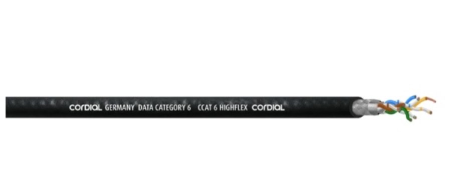 Cordial CCAT 6 HIGHFLEX BLACK