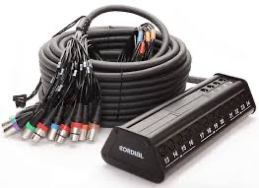 Cordial CYB 24-4 C мультикор (stagebox) 24xinput, 4xoutput, XLR male, 30,0 м, черный