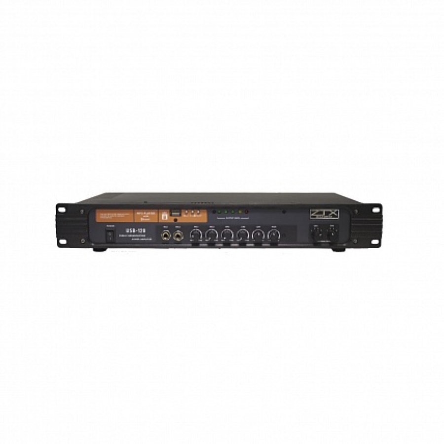 ZTX audio USB-120 трансформаторный трансляционный микшер-усилитель 120W