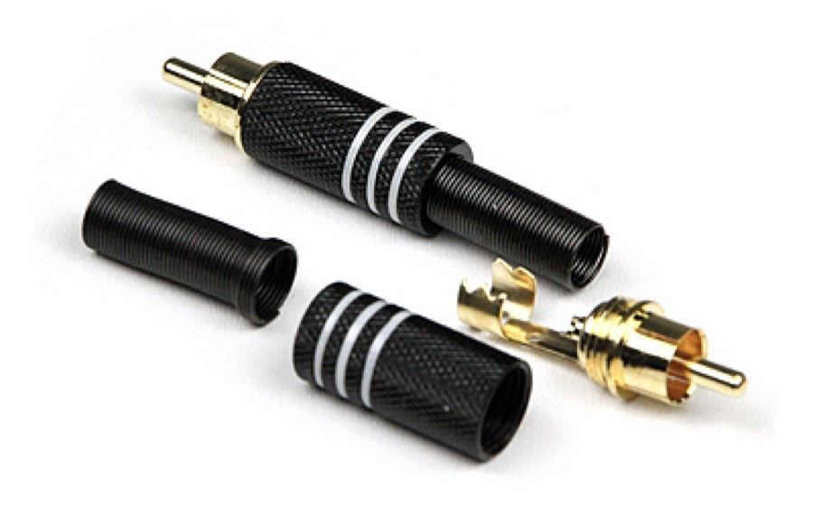 Invotone RCA200M- Кабельный разъем RCA, тюльпан "папа", позолоченный
