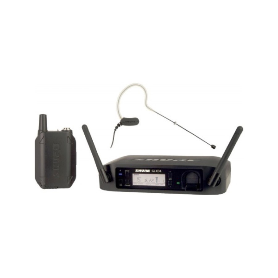 SHURE GLXD14E/MX53 Z2 2.4 GHz - цифровая радиосистема с головным микрофоном MX153
