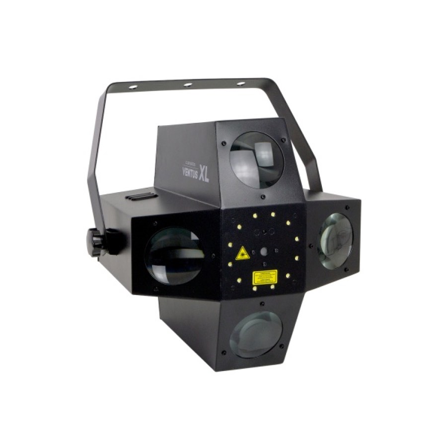 Involight Ventus XL - Световой эффект, 25 шт. 1 Вт RGBW, 12 шт. 1 Вт W, лазер 50 мВт G, 100 мВт