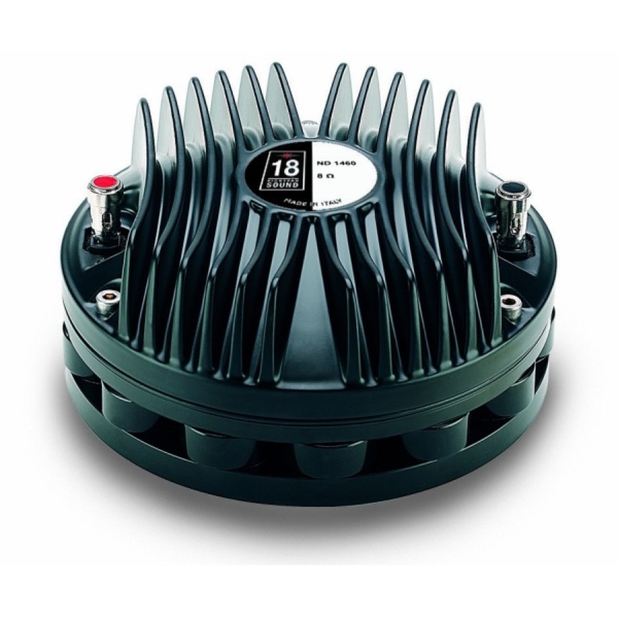 EIGHTEEN SOUND ND1460T/8 - драйвер, неодим, 8 Ом, 100 Вт AES, 110 дБ, 500...20000Гц, выход 1,4"