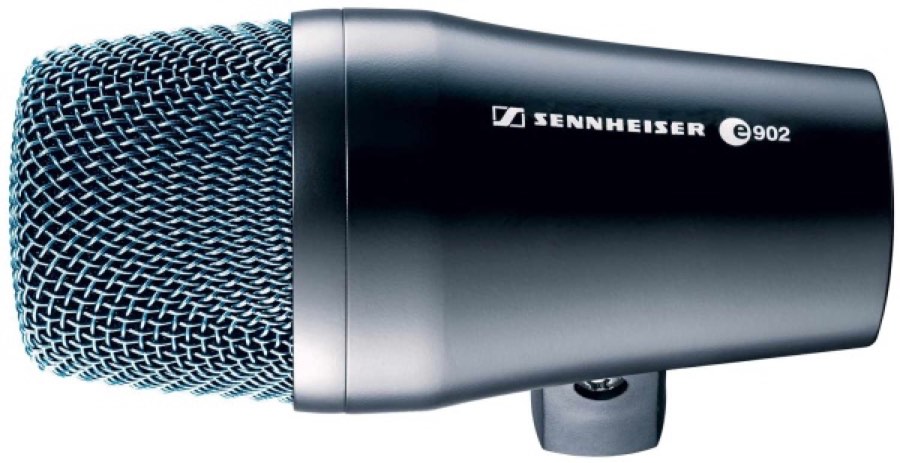 Sennheiser E902 - Динамический микрофон для бас-бараб., бас-гитар. комб., контраб, 20 - 18000 Гц,