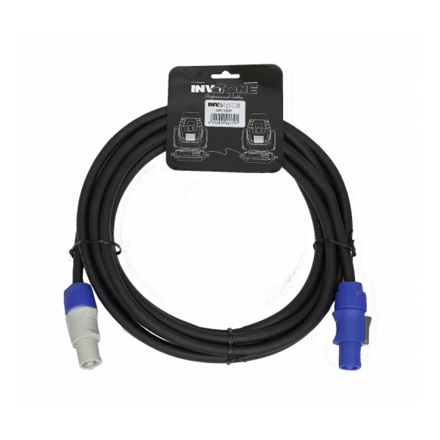 INVOTONE APC1005  - кабель силовой 3х1.5мм2 с разъемами PowerCon In/Out 5 м