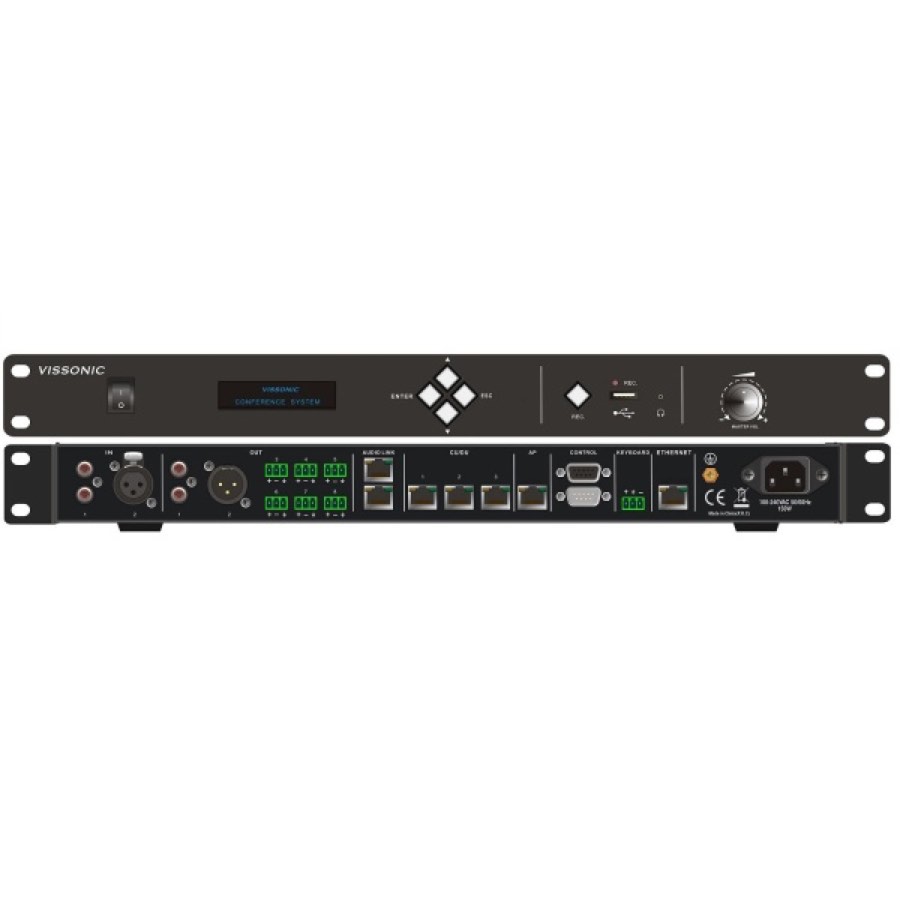 Vissonic VIS-DCP2000-W?Центральный контроллер беспроводной конференц-системы с беспроводной точкой д