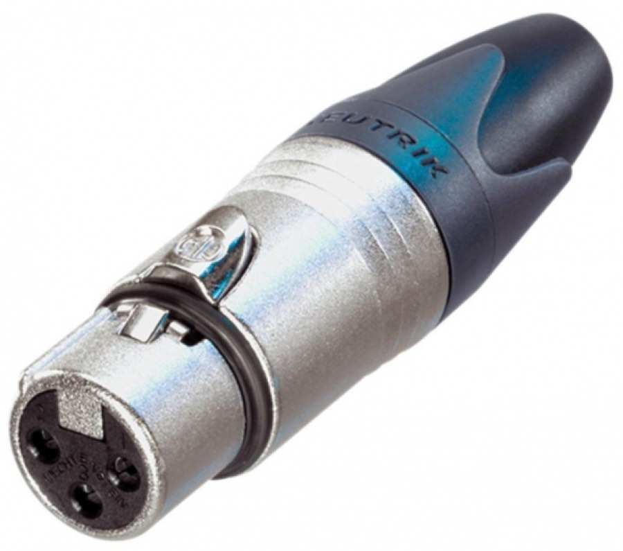 Neutrik NC3FXX Разъем XLR кабельный, 3 контакта, гнездо/мама.