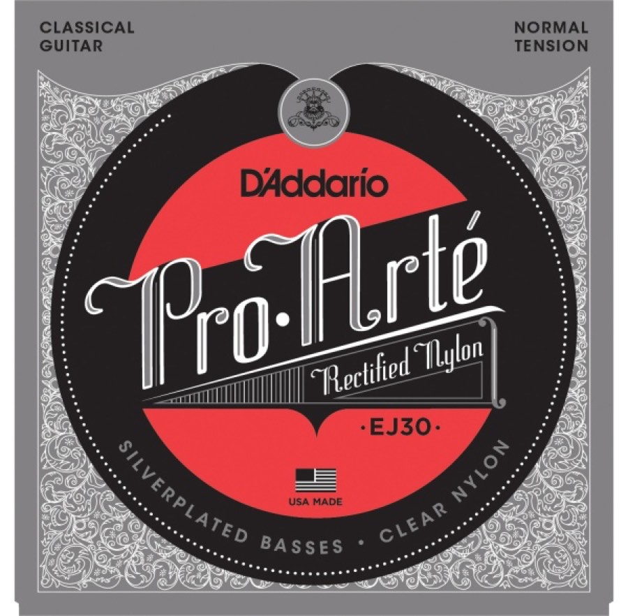 D'Addario EJ30 - струны для классич. гит, серебро (Silver), Normal Tension
