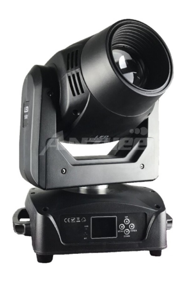 Anzhee H150-BSW BEAM / LED 150 Вт. / 8° и 14° (Фиксированная зум линза) / 9 цветов / 15 гобо-рисунко